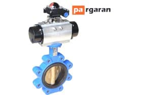 Butterfly Valve with Pneumatic Actuator and Electric Valve