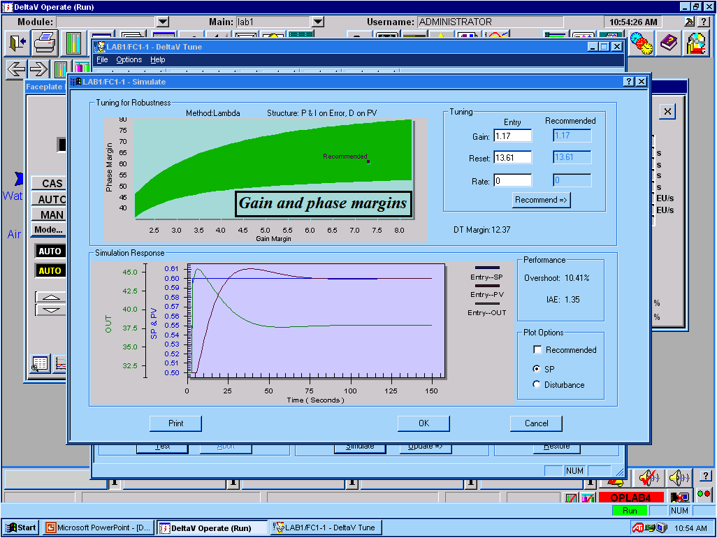 How to tune a loop in DeltaV system
