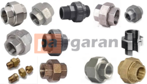 Common pipe fittings used in industrial pipe connections