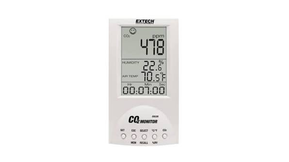 Extech CO220 Desktop Indoor Air Quality CO2 Meter