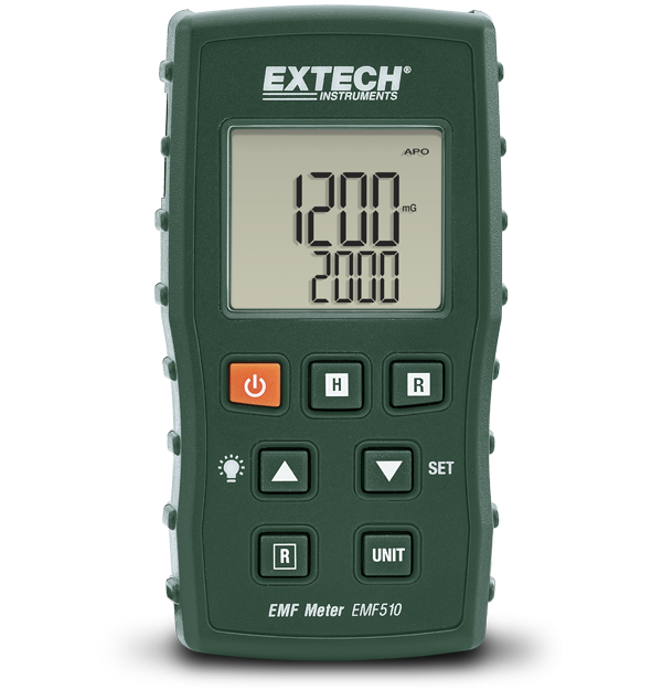 Extech EMF510 High-Sensitivity EMF/ELF Meter with Built-in Single-Axis Sensor