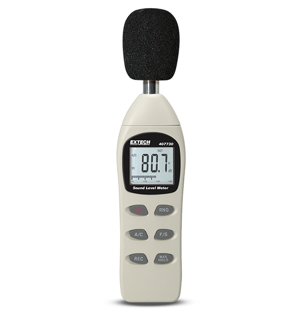 Extech 407730 Digital Sound Level Meter 40 to 130dB