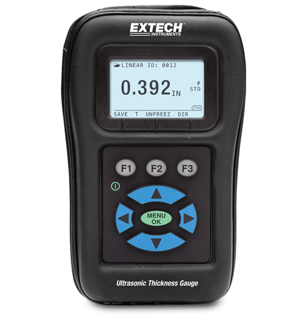 Extech TKG150 Digital Ultrasonic Thickness Gauge with Data Logger