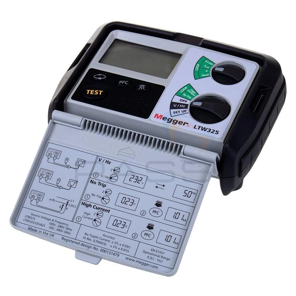 MEGGER LTW325-EU-BS Loop Impedance Tester - Two Wire Non Tripping
