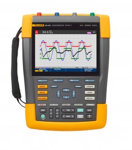 Fluke 190-504-III-S Scopemeter Portable Oscilloscope with SCC Kit, 4 Channel, 500MHz