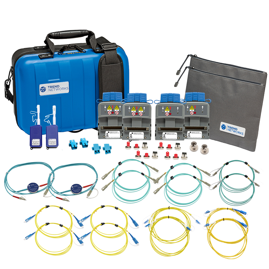 FIBERTEK IV-MM LED & SM LASER KIT (Equivalent to FLUKE CertiFiber Pro Optical Loss Test Set)