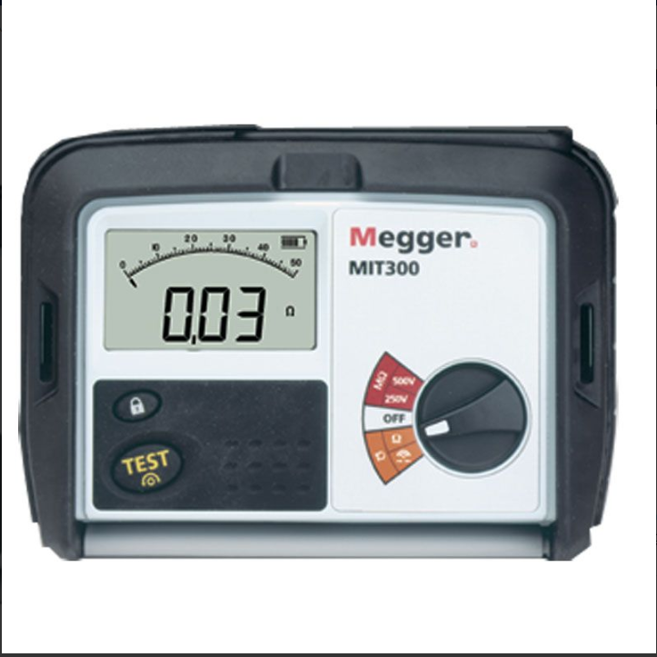 MEGGER MIT300 EN 250/500 V Insulation and Continuity Tester with Voltage Warning