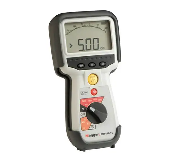 Megger MIT410/TC3 50/100/250/500V Insulation & Continuity Tester with Bed of Nails Lead Set
