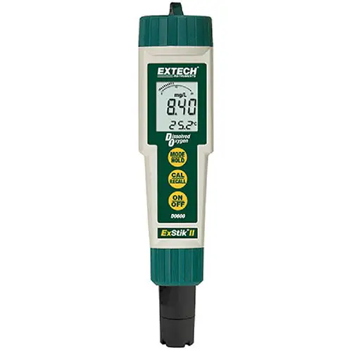 Extech ExStik II Waterproof Dissolved Oxygen Meter DO600