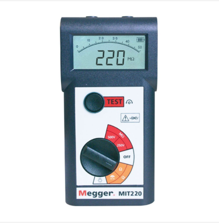 MIT220-EN 250V/500V Insulation & Continuity Tester with Buzzer