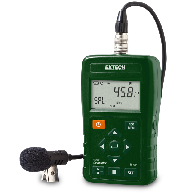 Extech SL400 Noise Dosimeter with USB Interface