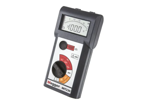 Megger MIT230HD-EN Insulation & Continuity Tester with Buzzer and Rubber Boot