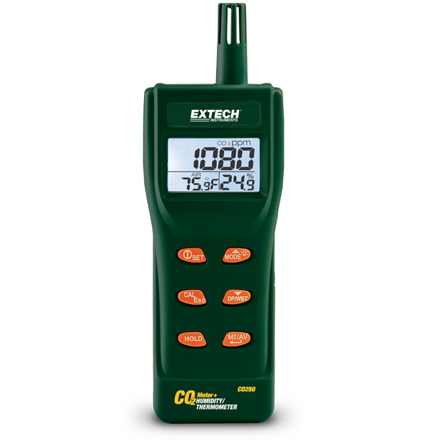 Extech CO250 Portable Indoor Air Quality CO2 Meter