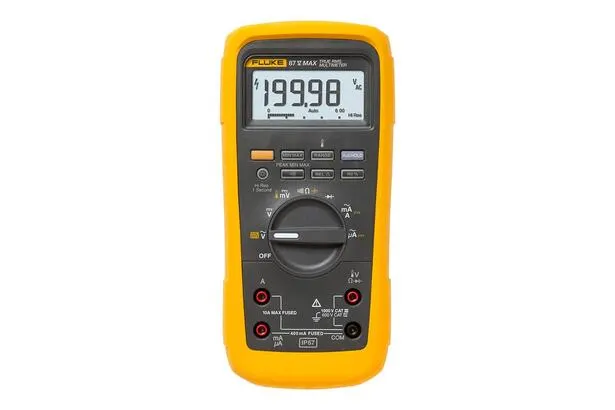Fluke 87V-MAX True-RMS Digital Multimeter with Built-In Thermometer