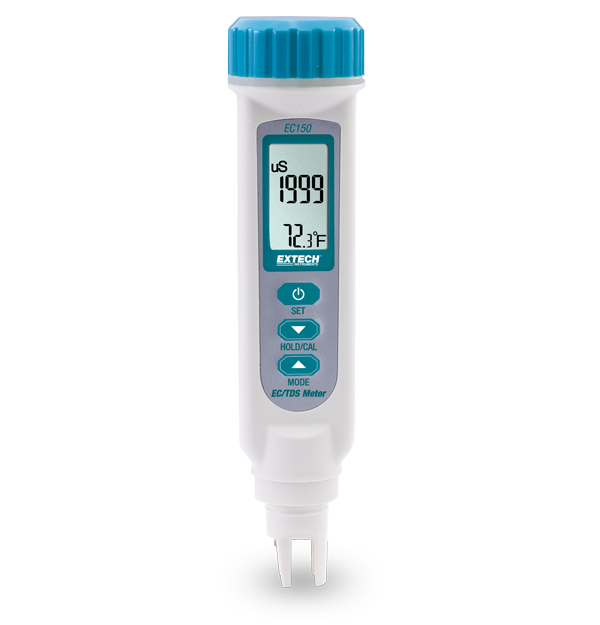 Extech EC150 Waterproof Conductivity/TDS/Temperature Meter with High-Accuracy Multi-Ranging Sensor